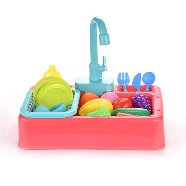 SINK WITH WATER AND ACCESSORIES -4 COLORS