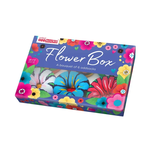 ΓΥΝΑΙΚΕΙΕΣ ΚΑΛΤΣΕΣ Νο 37-42 ΣΕΤ 6 τεμ. FLOWER BOX