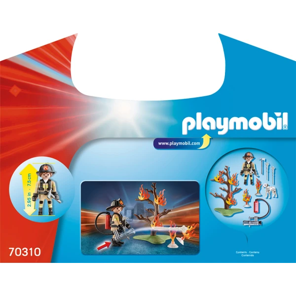 PLAYMOBIL CITY ACTION FIRE RESCUE CARRY CASE
