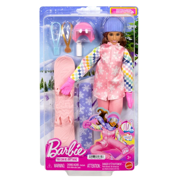 BARBIE YOU CAN BE ANYTHING ΚΟΥΚΛΑ SNOWBOARDER