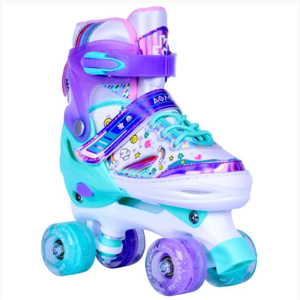 ADJUSTABLE KIDS ROLLER SKATES No 35-38 MINT