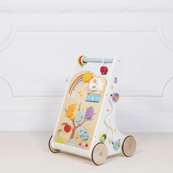 LE TOY VAN ΞΥΛΙΝΗ ΠΕΡΠΑΤΟΥΡΑ 12 ΔΡΑΣΤΗΡΙΟΤΗΤΩΝ 34Χ32Χ51 εκ.