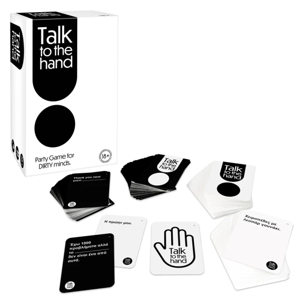 AS GAMES ΕΠΙΤΡΑΠΕΖΙΟ ΠΑΙΧΝΙΔΙ TALK TO THE HAND ΓΙΑ ΗΛΙΚΙΕΣ 18+ ΧΡΟΝΩΝ ΚΑΙ 3+ ΠΑΙΚΤΕΣ