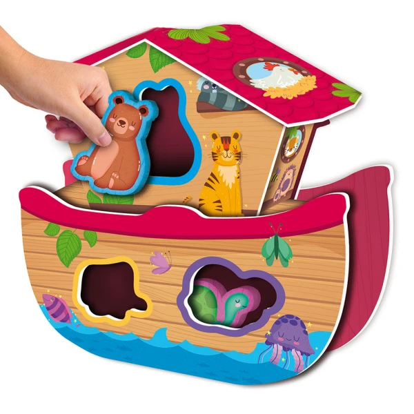 LISCIANI MONTESSORI BABY ΕΚΠΑΙΔΕΥΤΙΚΟ ΠΑΙΧΝΙΔΙ WOOD ANIMAL FUN