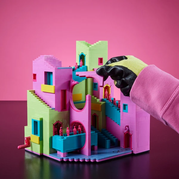 MEGA ADULTS BUILDERS SQUID GAME STAIRCASE