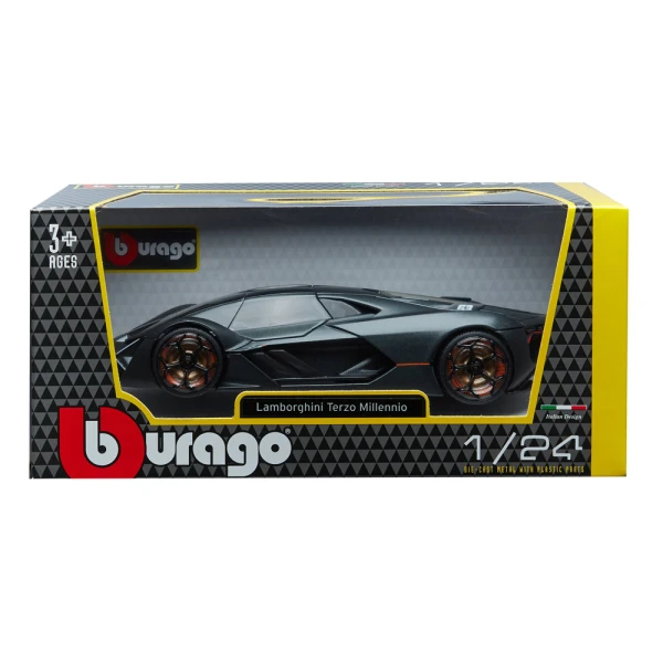 BBURAGO 1:24 LAMBORGHINI TERZO MILLENIO GREY
