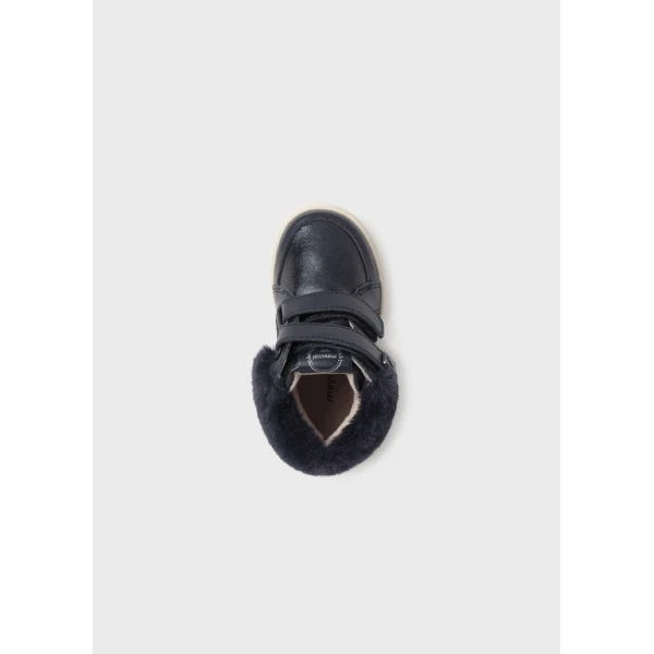 MAYORAL BOOTS FUR DETAIL NAVY BLUE