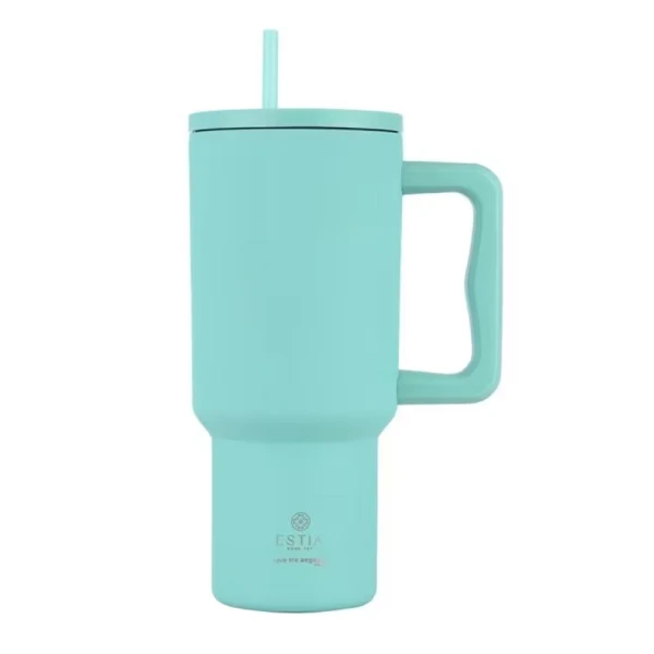 ESTIA HOME ART ΠΟΤΗΡΙ XL 900ml ΜΕ ΚΑΛΑΜΑΚΙ - BERMUDA GREEN