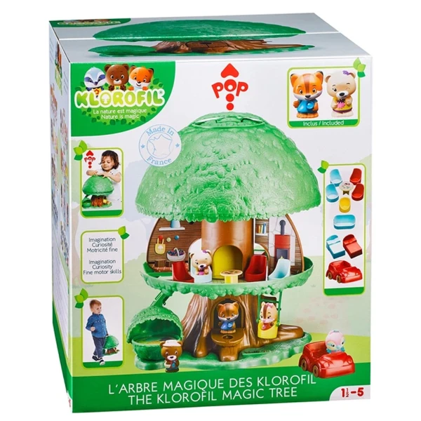 KLOROFIL EDUCATIONAL TOY THE MAGIC TREE WITH 2 CHARACTERS & ACCESSORIES