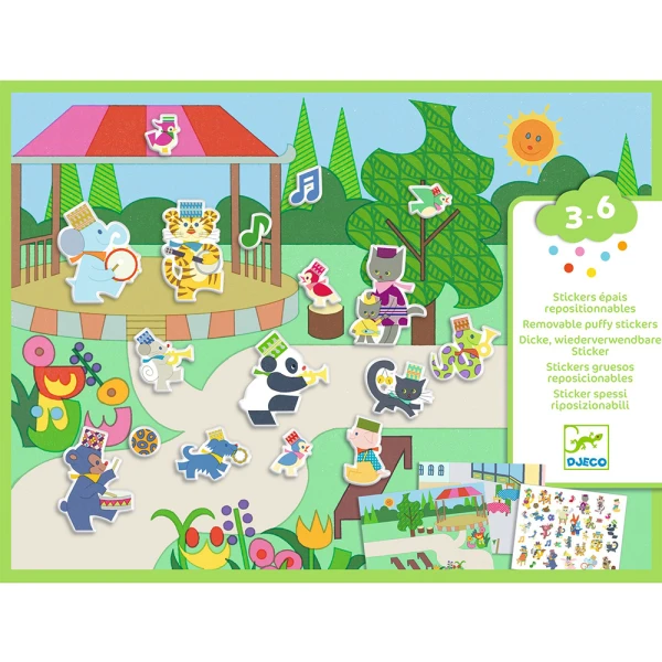 DJECO I CREATE STICKERS FANFARE