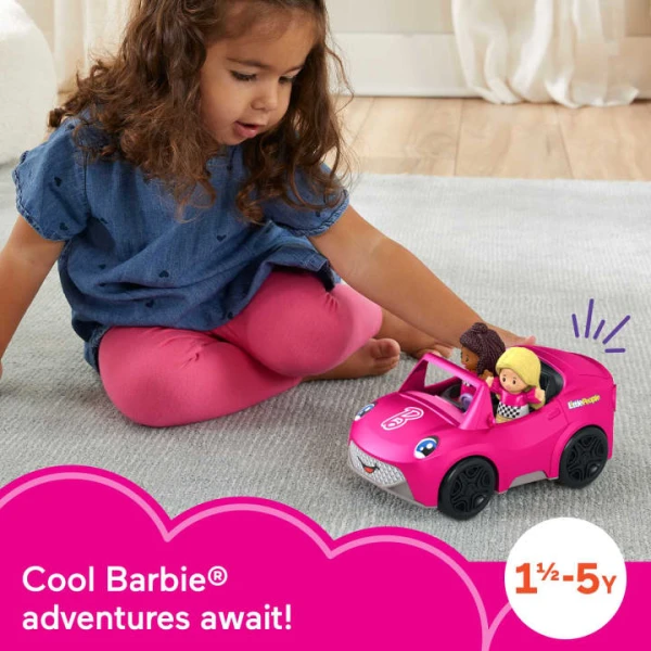 FISHER PRICE LITTLE PEOPLE BARBIE ΚΑΜΠΡΙΟ ΑΥΤΟΚΙΝΗΤΟ