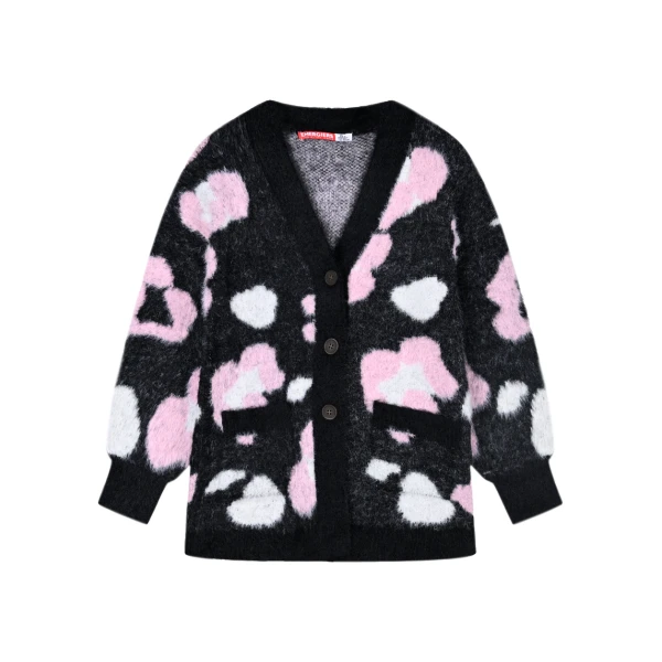 ENERGIERS CARDIGAN GIRL BLACK