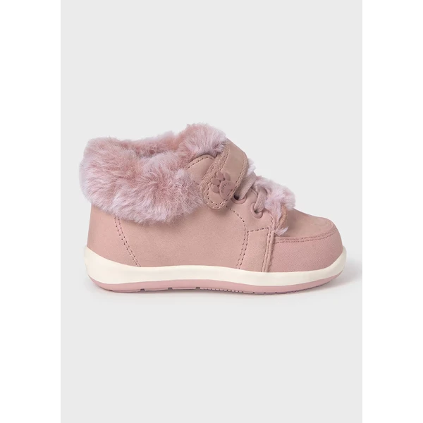 MAYORAL BOOTS FUR BEAR PINK