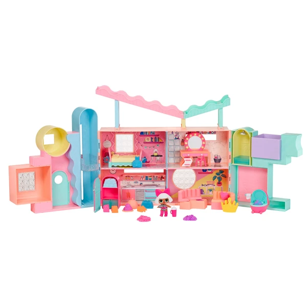 LOL SURPRISE SQUISH SAND MAGIC HOUSE WITH TOT SISTER