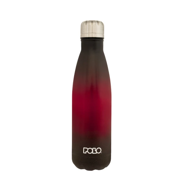 POLO 2026 STAINLESS STEEL THERMOS 500ml BLACK-RED GRADIENT