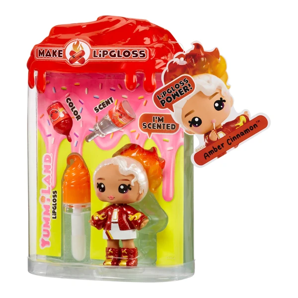 YUMMILAND LIPGLOSS ΚΟΥΚΛΑ S2 - CINNAMON SPICE - AMBER CINNAMON