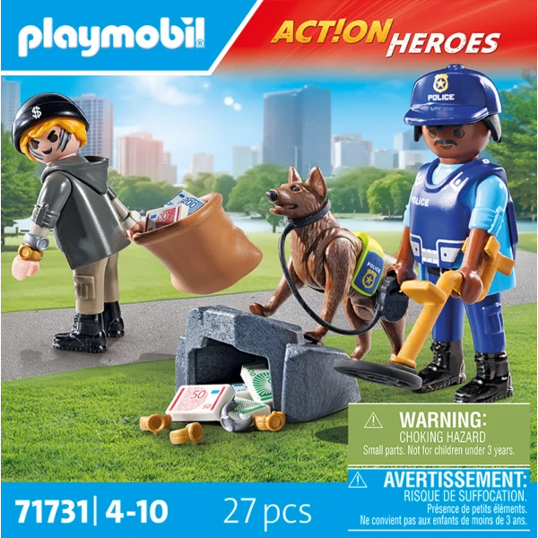 PLAYMOBIL ACTION HEROES ΑΣΤΥΝΟΜΙΚΗ ΕΡΕΥΝΑ ΚΛΟΠΙΜΑΙΩΝ 
