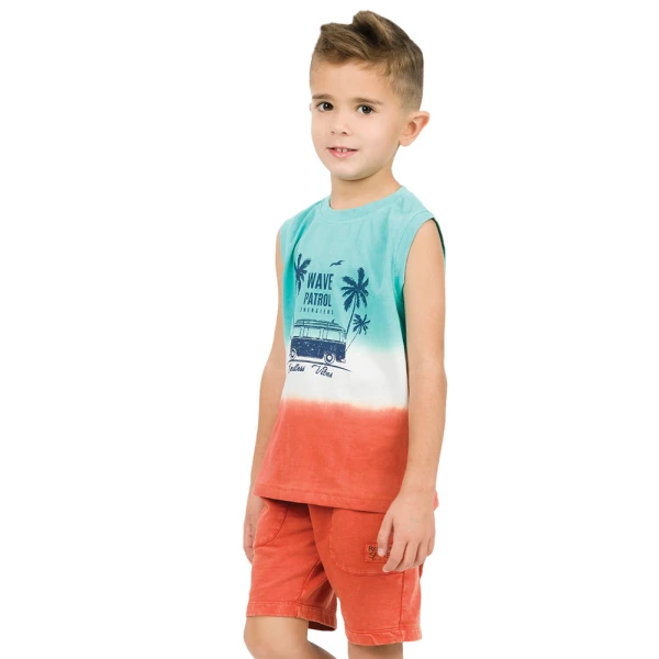 ENERGIERS BEBE BOY BERMUDA PANTS PAPRIKA