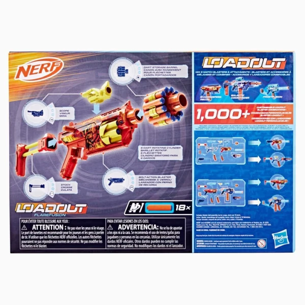 NERF LOADOUT FLAREFUSION BLASTER