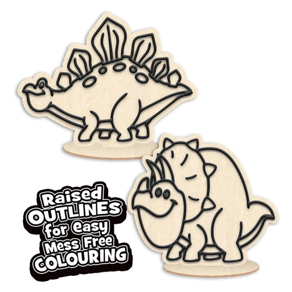SPLAT PLANET MESS-FREE PAINT KIT WITH CLAY DINOSAUR