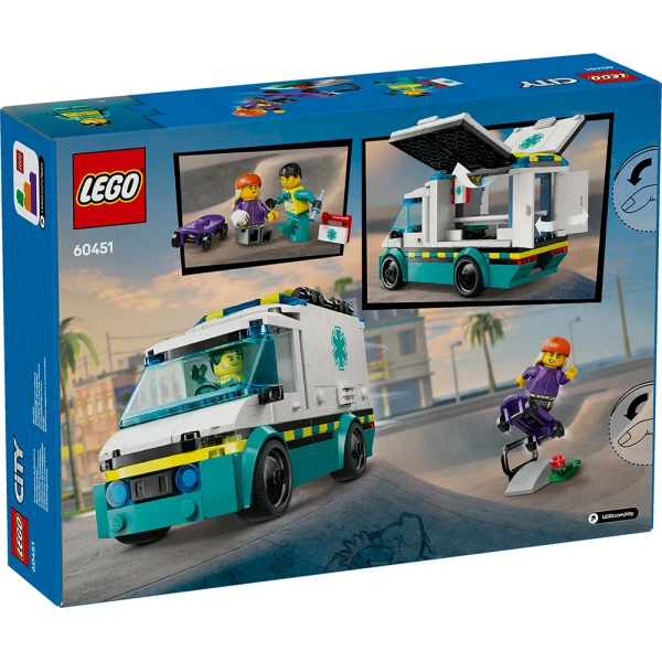 LEGO® CITY ΑΣΘΕΝΟΦΟΡΟ ΈΚΤΑΚΤΗΣ ΑΝΑΓΚΗΣ