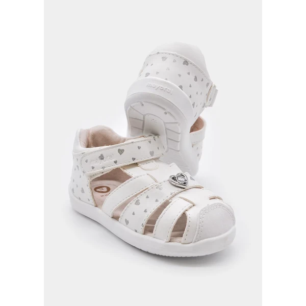 MAYORAL CLOSED SANDALS WHITE