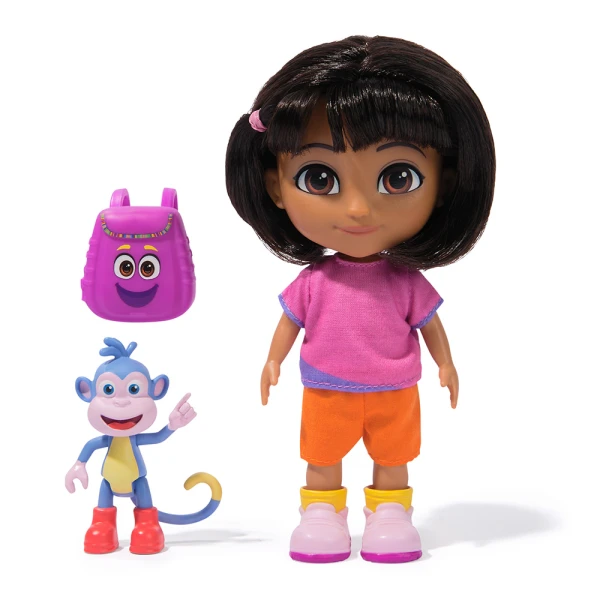 DORA ΚΟΥΚΛΑ 15 εκ. ΜΕ BOOTS ΚΑΙ ΣΑΚΙΔΙΟ