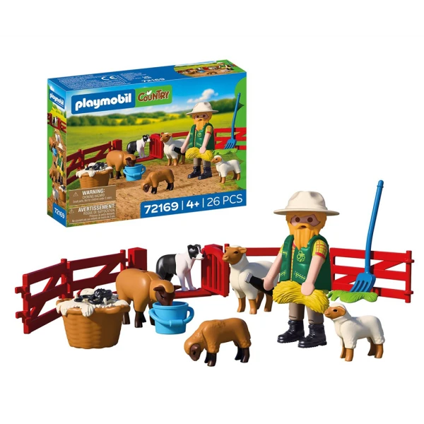 PLAYMOBIL COUNTRY ΒΟΣΚΟΣ ΜΕ ΤΟ ΚΟΠΑΔΙ ΤΟΥ