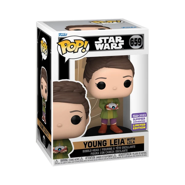 FUNKO POP! DISNEY STAR WARS OBI-WAN KENOBY ΦΙΓΟΥΡΑ ΒΙΝΥΛΙΟΥ YOUNG LEIA WITH LOLA 659