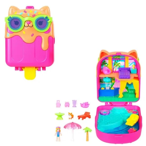 POLLY MINI - Ο ΚΟΣΜΟΣ ΤΗΣ POLLY ΣΕΤΑΚΙ - KITTY POPSICLE RESORT COMPACT