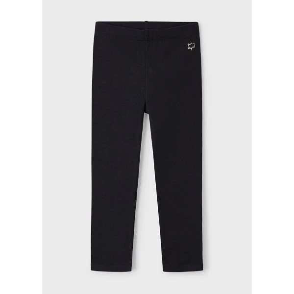 MAYORAL LEGGINGS COTTON ELASTIC BASIC BLACK 