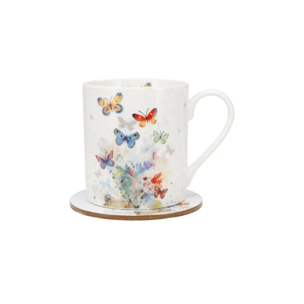 KIUB PORTFOLIO ΣΕΤ ΣΕ ΚΟΥΤΙ ΚΟΥΠΑ 300ml ΚΑΙ ΣΟΥΒΕΡ PAPILLONS