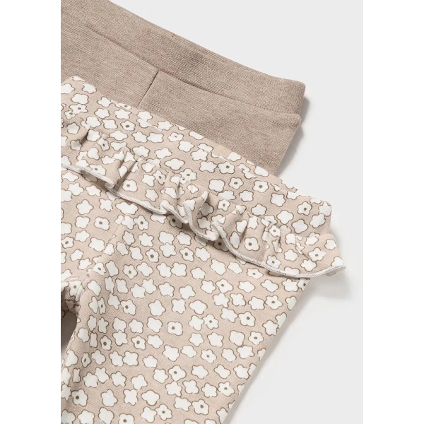 MAYORAL SET LEGGINGS 4 PIECES BEIGE INTENSE