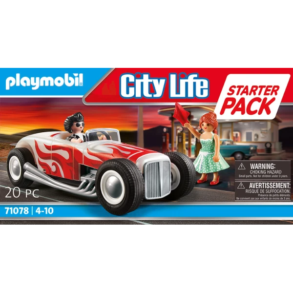 PLAYMOBIL CITY LIFE STARTER PACK ΖΕΥΓΑΡΙ ΜΕ VINTAGE ΑΥΤΟΚΙΝΗΤΟ