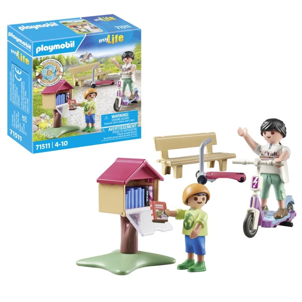 PLAYMOBIL CITY LIFE ΥΠΑΙΘΡΙΑ ΑΝΤΑΛΛΑΚΤΙΚΗ ΒΙΒΛΙΟΘΗΚΗ