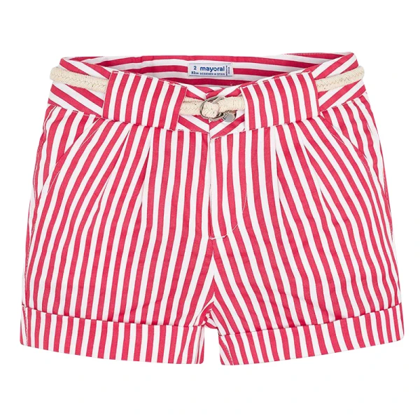 MAYORAL SHORT TROUSER STRIPES WATERMELON