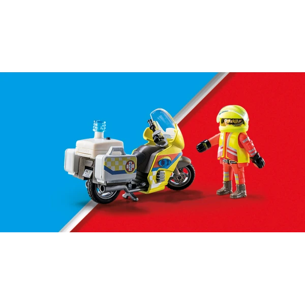 PLAYMOBIL CITY LIFE ΔΙΑΣΩΣΤΗΣ ΜΕ ΜΟΤΟΣΥΚΛΕΤΑ