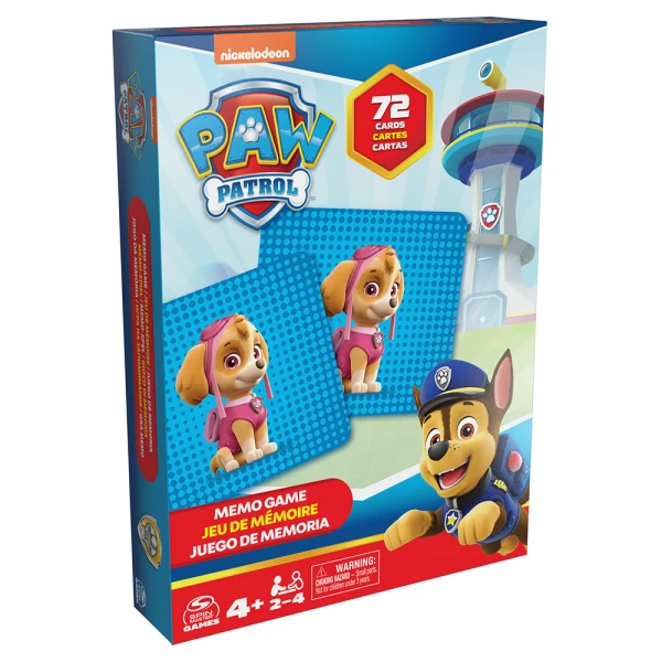 PAW PATROL ΠΑΙΧΝΙΔΙ ΜΝΗΜΗΣ 72 ΚΑΡΤΕΣ 
