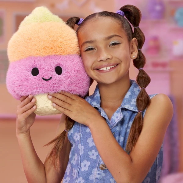 FLUFFIE STUFFIEZ LARGE PLUSH - ICE CREAM
