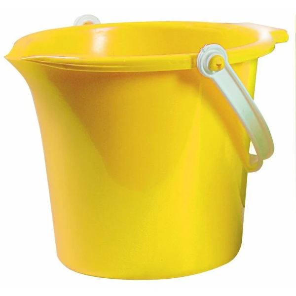 BEACH BUCKET, MONOCHROME, 18 cm. WITH SPOUT - 4 COLORS