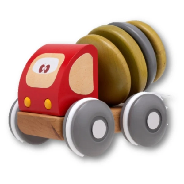 CHICCO WOODEN TOY concrete mixer