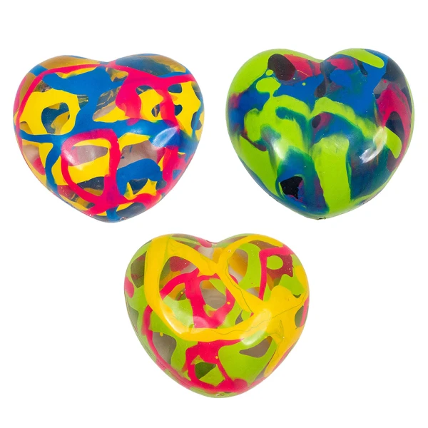KEYCRAFT INKERZ SQUISHY ΚΑΡΔΙΑ - 3 ΧΡΩΜΑΤΑ