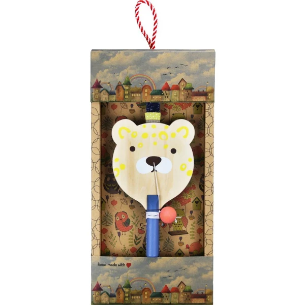 SYNCHRONIA HANDMADE CANDLE 30 cm ANIMAL RACKET - TIGER