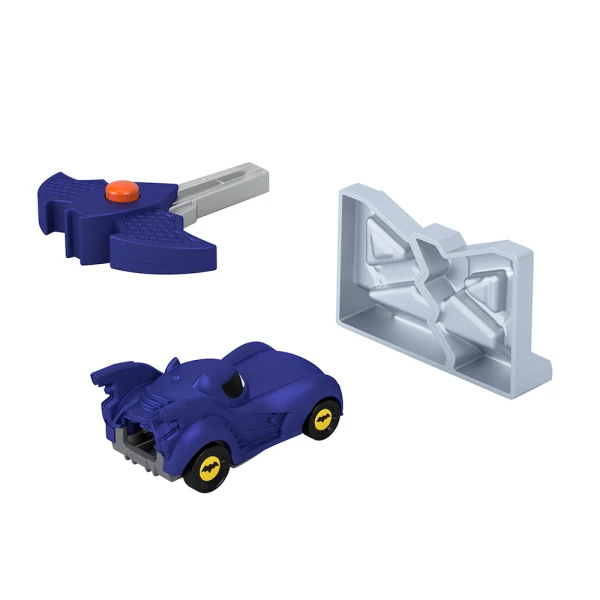 FISHER PRICE BATWHEELS ΟΧΗΜΑ ΜΕ ΑΞΕΣΟΥΑΡ - KEY CAR RACER BAM THE BATMOBILE