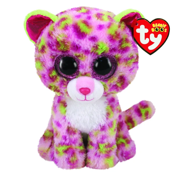 TY BEANIE BOOS LAINEY ΧΝΟΥΔΩΤΟ ΛΕΟΠΑΡΔΑΛΗ ΡΟΖ 15ΕΚ