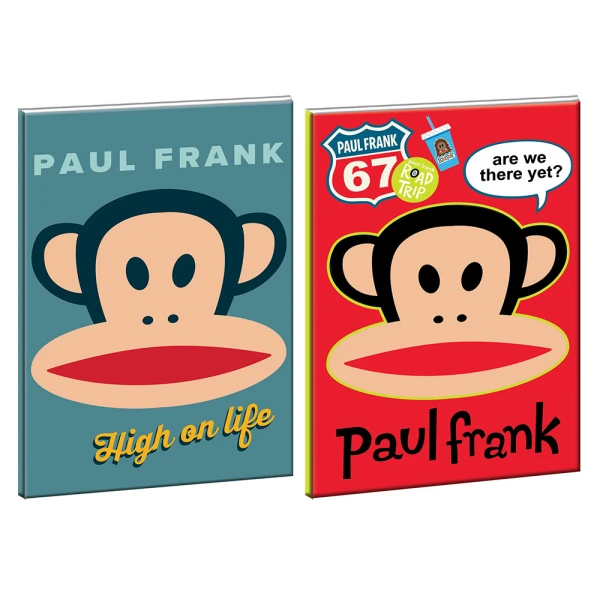 BACK ME UP ΤΕΤΡΑΔΙΟ ΚΑΡΦΙΤΣΑ 17Χ25 εκ. 40 ΦΥΛΛΑ PAUL FRANK COLORADO VINTAGE & ROAD TRIP - 2 ΣΧΕΔΙΑ