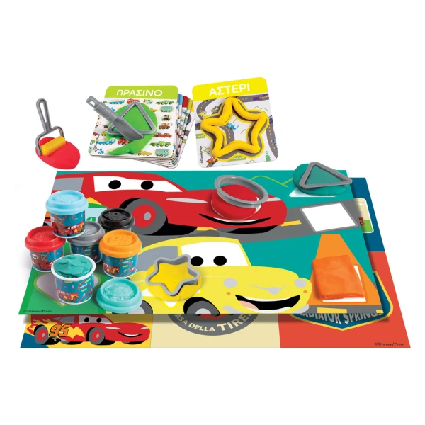 AS DOUGH LEARNING SHAPES AND COLORS SET 8 POTS WITH 3D CAPS 224GR FOR AGES 3+