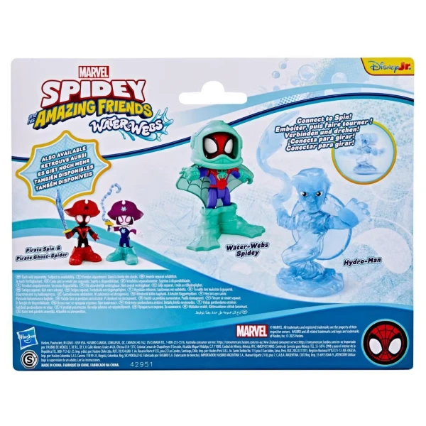 SPIDEY AND HIS AMAZING FRIENDS WATER WEBS - SPIDEY & HYDRO-MAN
