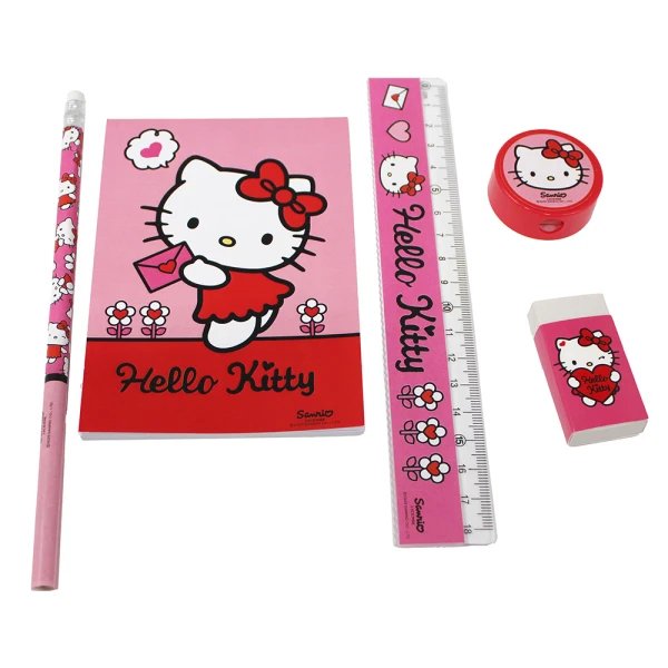 STATIONERY SET & NOTEBOOK HELLO KITTY SWEETHEART