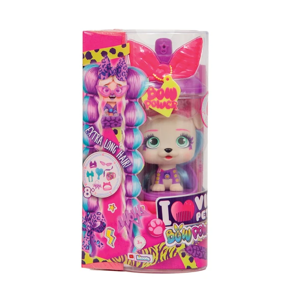 VIP PETS SERIES 3 BOW POWER COLLECTIBLE DOLL WITH EXTRA LONG HAIR - 6 DESIGNS